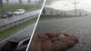 Heftige Hagel-Schauer im Südwesten: Autofahrer suchen Schutz unter Brücke
