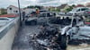 Mit Video: Mehrere Autos brennen an der Ehinger Klinik aus