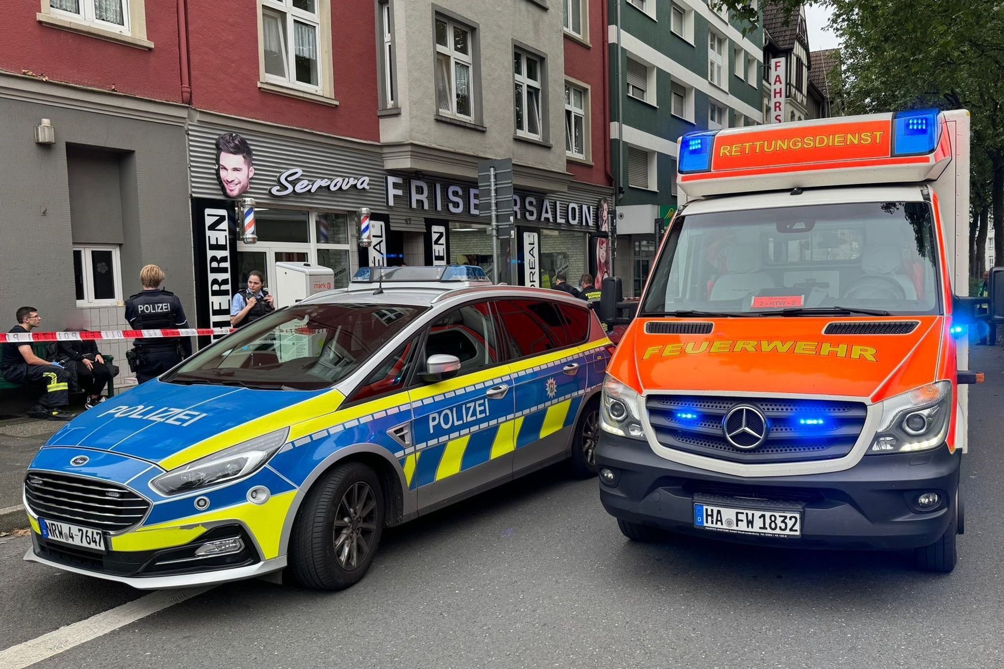 Four have been injured in the course of the capturing in Hagen