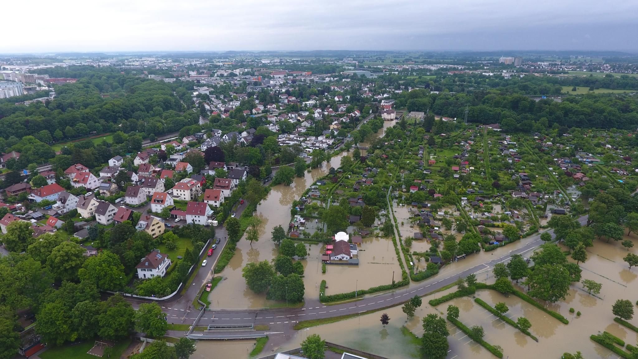 So hart traf das Hochwasser den Kreis NeuUlm