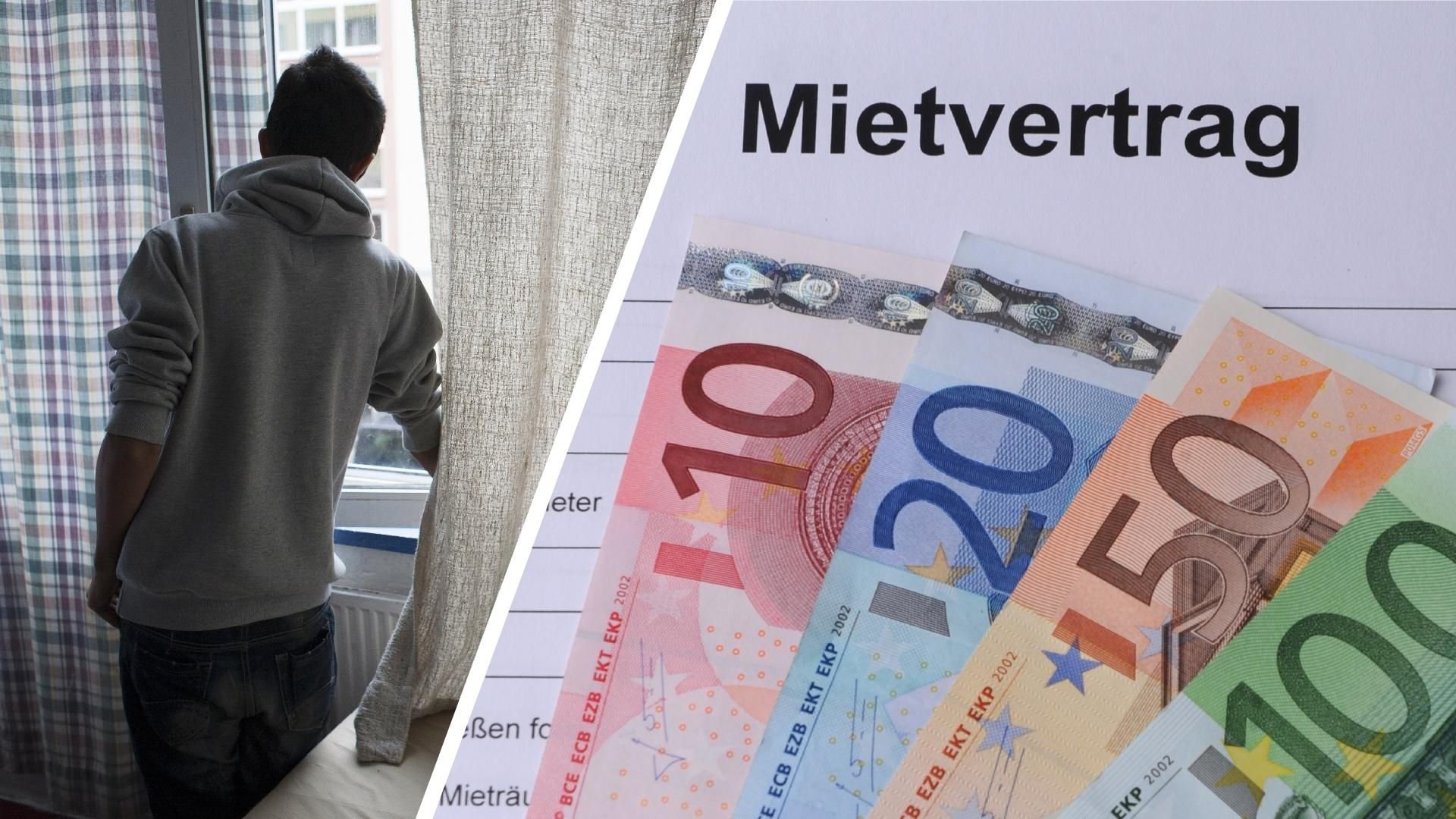 Immobilienanzeige zeigt, wie viel Miete der Landkreis zahlt