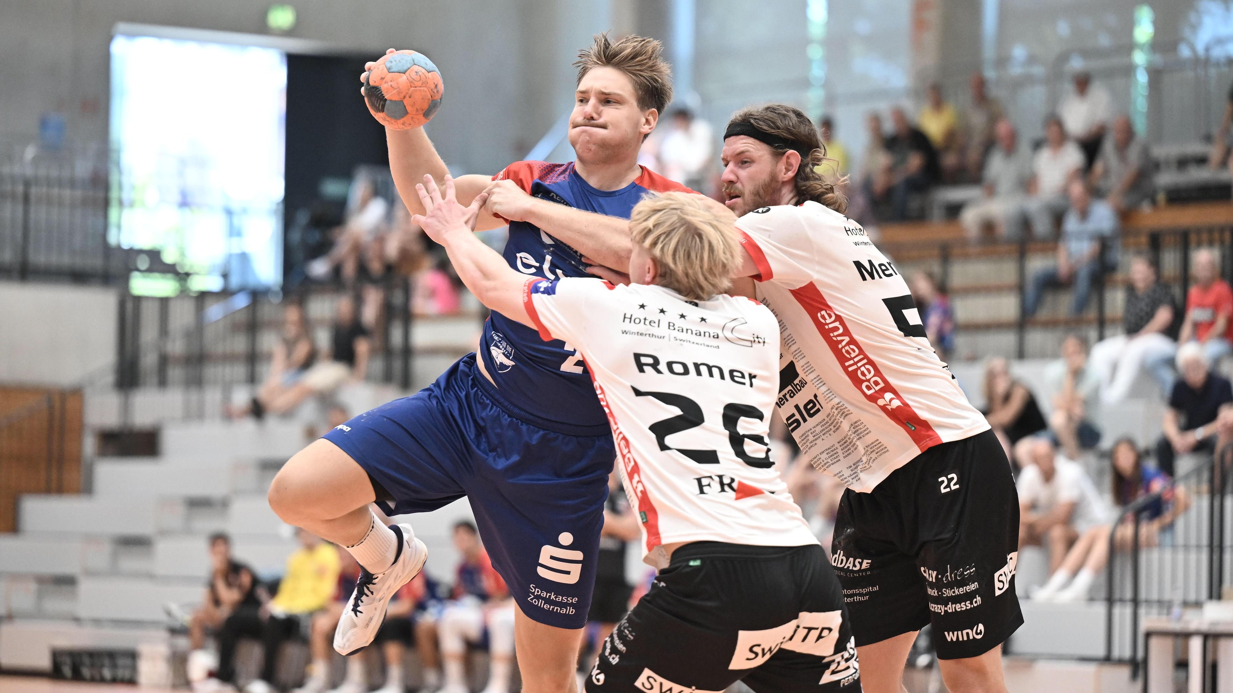 HBW Balingen-Weilstetten defeats Pfadi Winterthur