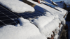 Bei Solaranlagen auf dem Dach manchmal ein Problem: Schnee.