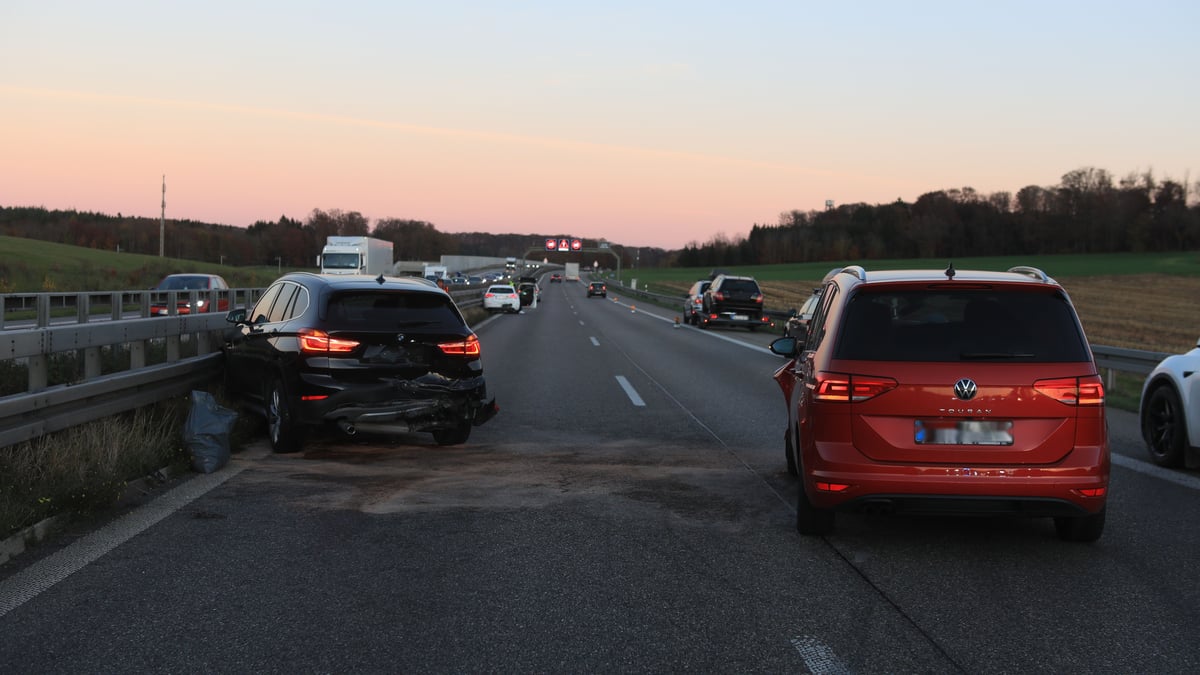 A8 wegen Unfall stundenlang gesperrt