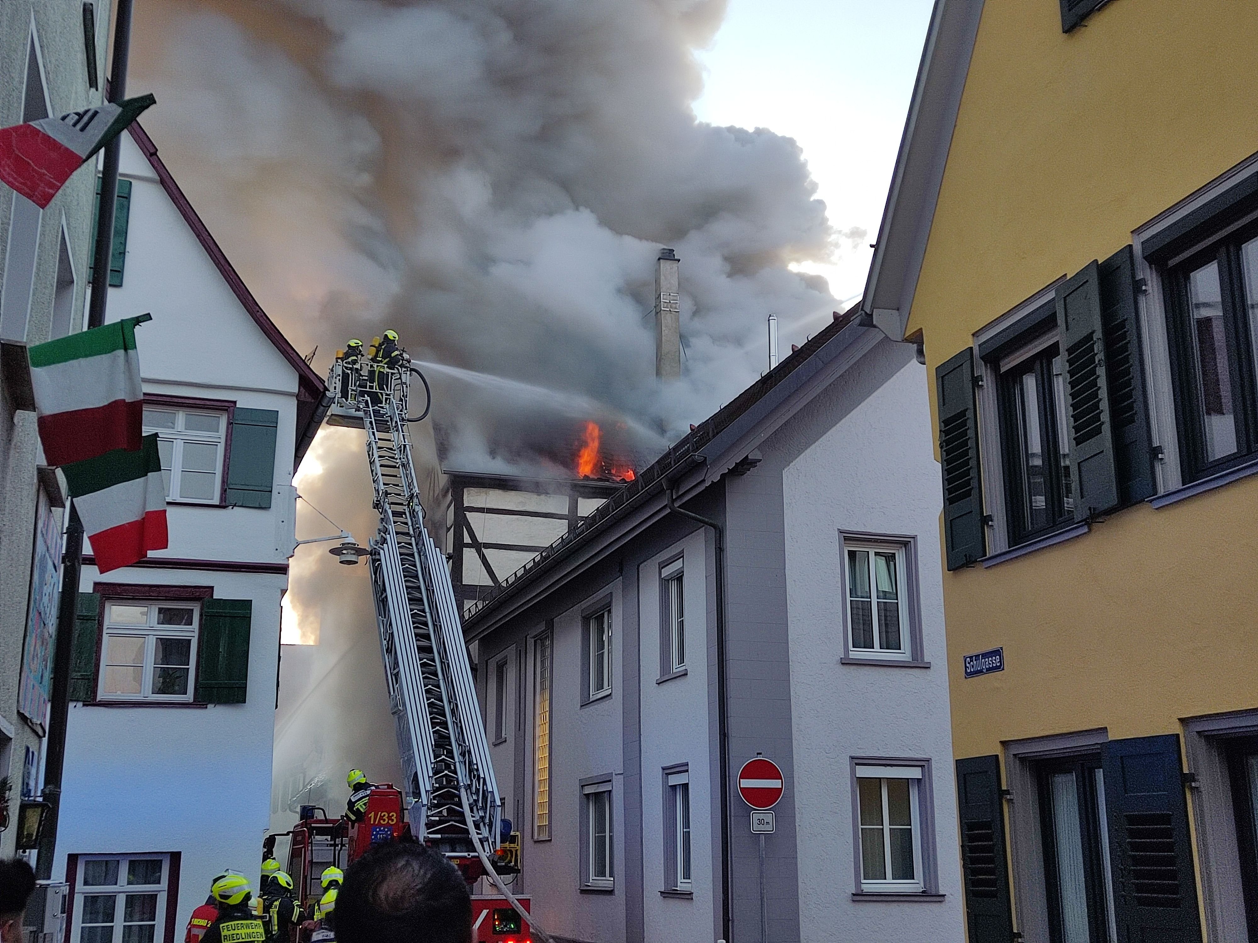 Brand In Riedlingen