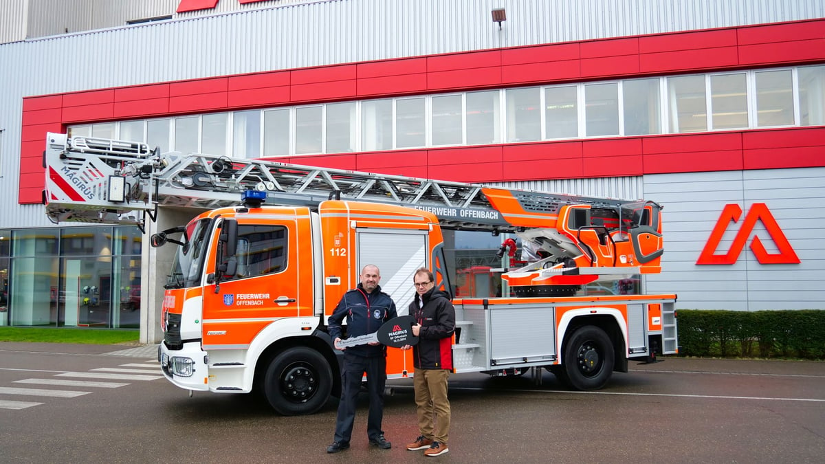 Magirus Drehleiter mit SmartControl-Technologie: Durchbruch in der Feuerwehrtechnik