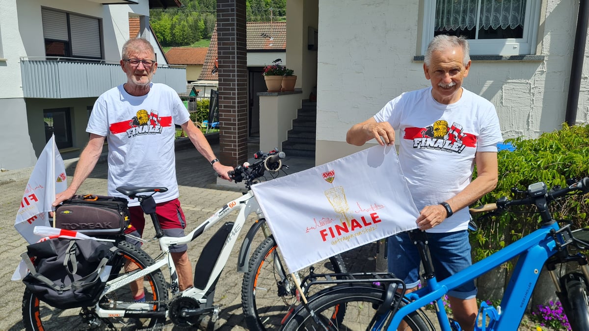 VfB fans are cycling to the cup final in Berlin: One thing can't be ...
