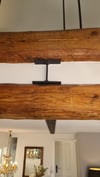 Die originalen Holzbalken kann man noch heute sehen